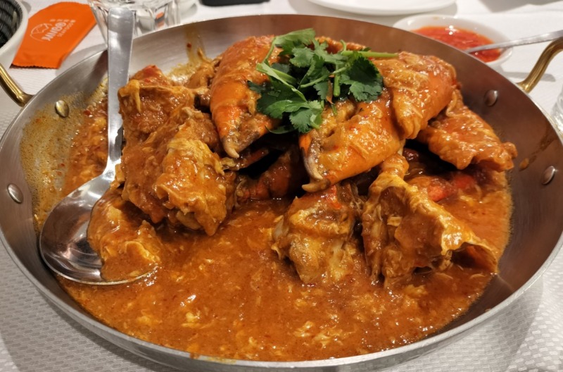 シンガポールでチリ・マッド・クラブ食べました(2023/11)　